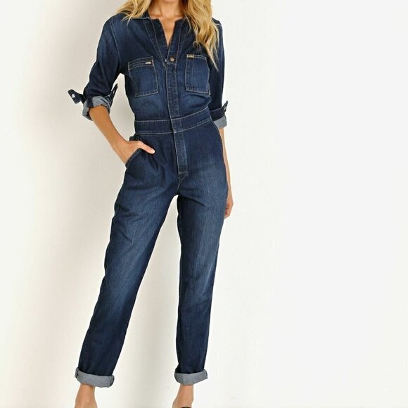 Lee Pants - Lee Denim Jumpsuit Women's Size XS Coveralls Blue Modern One Piece